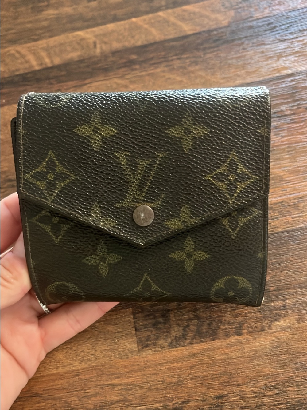 Louis Vuitton Monogram Compact Card Holder - Brown/Black